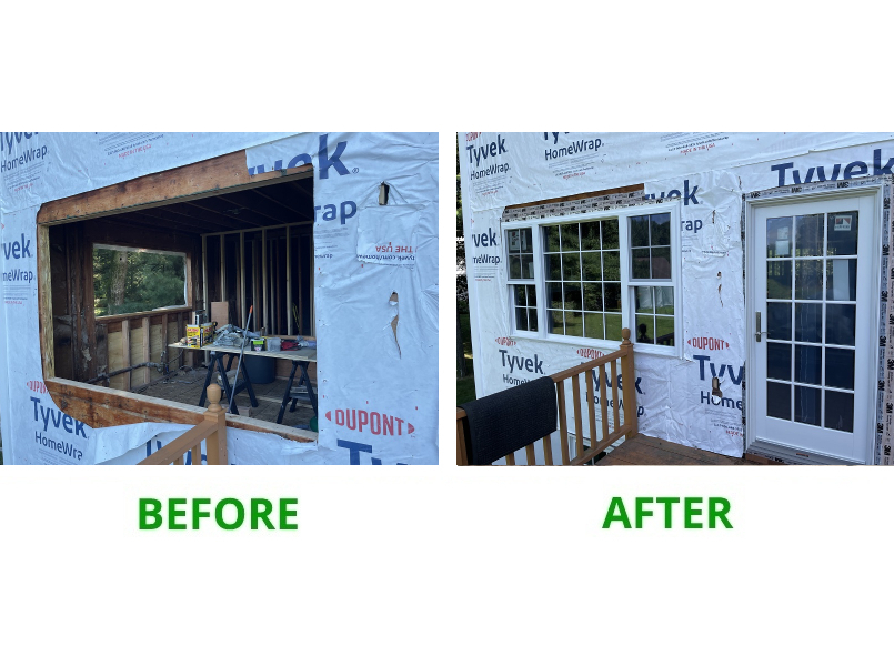 Andersen door installation Scarsdale NY